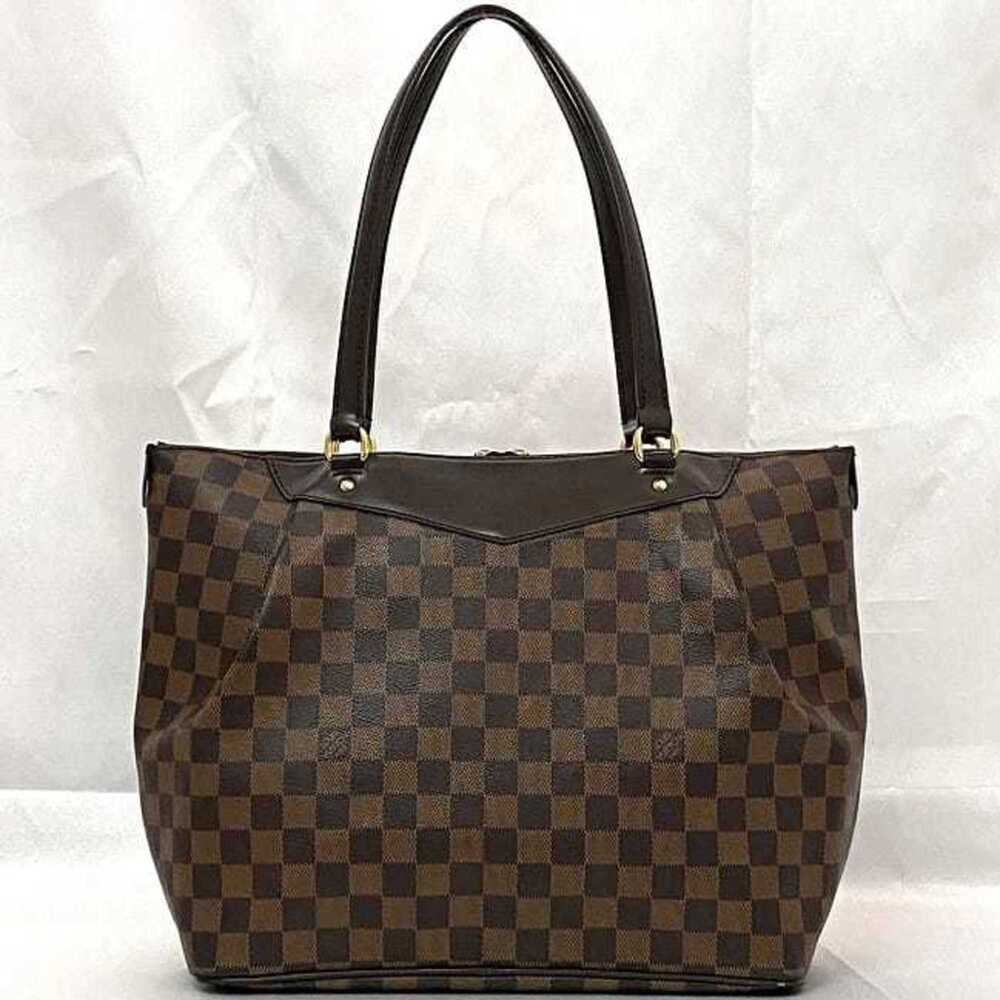 LOUIS VUITTON Authentic Brown Damier Canvas Tote Bag - Picture 4 of 11
